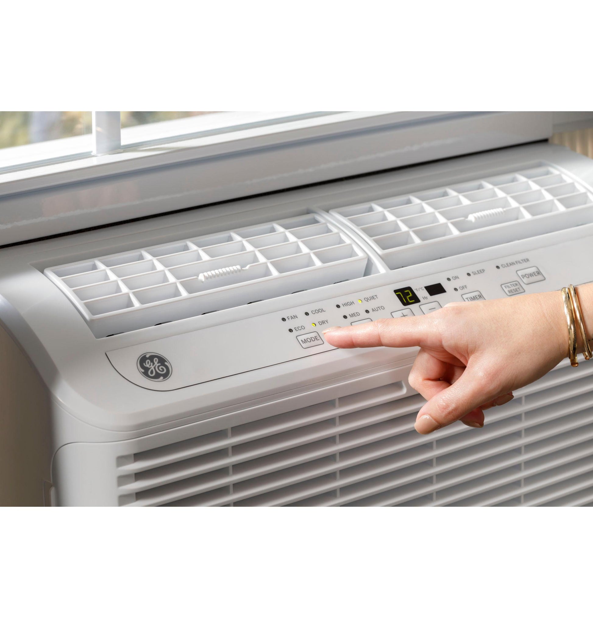 Ge Appliances AHEL08BB Ge® 8,000 Btu Ultra Quiet Window Air Conditioner For Medium Rooms Up To 350 Sq. Ft.
