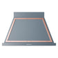 Ilve UANB40BGP Ilve Uanb40Bgp Nostalgie Ii Noblesse 40 Inch Range Hood With 600 Cfm (Blue Grey, Copper)