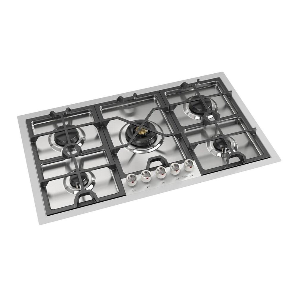 Ilve UHCPMT95SSLP Ilve Uhcpmt95Sslp Panoramagic 36 Inch Built-In Gas Cooktop With 5 Burners, In Stainless Steel (Liquid Propane, 5 Sealed Burners)