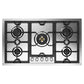 Ilve UHCPMT95SSLP Ilve Uhcpmt95Sslp Panoramagic 36 Inch Built-In Gas Cooktop With 5 Burners, In Stainless Steel (Liquid Propane, 5 Sealed Burners)