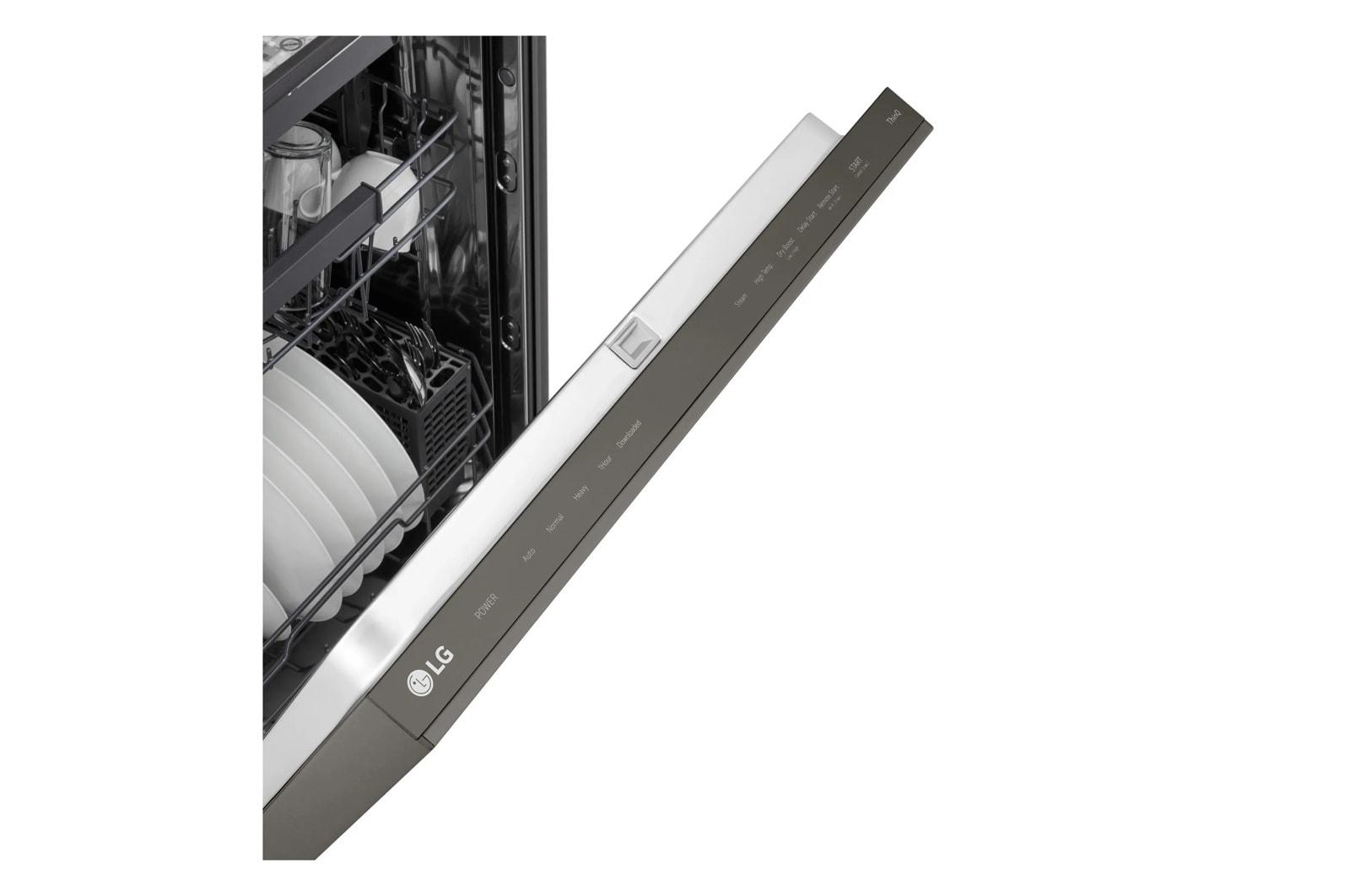 Lg LDNPM545D Smart Flushfit™ Top Control Dishwasher With 1-Hour Wash & Dry, Quadwash® Pro, And Dynamic Heat Dry™ W/Autovent Dry™