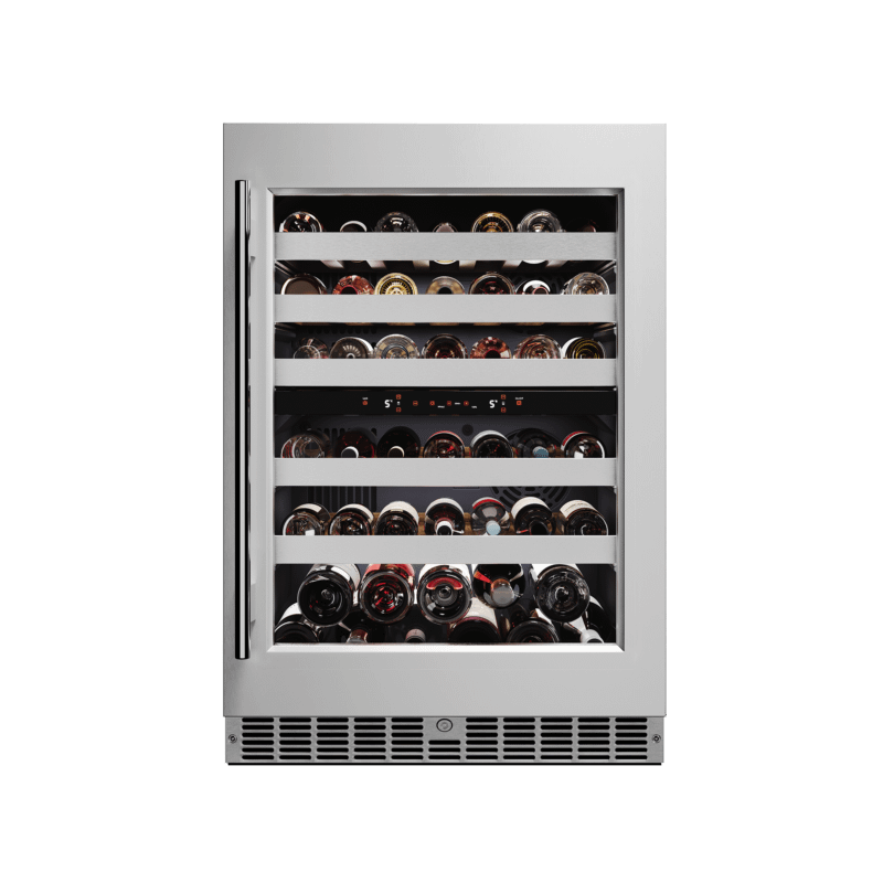 Element Appliance EWD24BES Cellara By Element 24 In., 46 Bottle Dual-Zone Wine Cooler - Stainless Steel