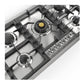 Ilve UHCPT95SSLP Ilve Uhcpt95Sslp Professional Plus Ii 36 Inch Built-In Gas Cooktop With Total Black Brass Burners, In Stainless Steel (5 Sealed Burners, Liquid Propane)