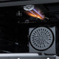 Forno FFSGS627224BLK Forno Breno 24 Inch Freestanding Gas Range In Black With Antique Brass, Compact Design