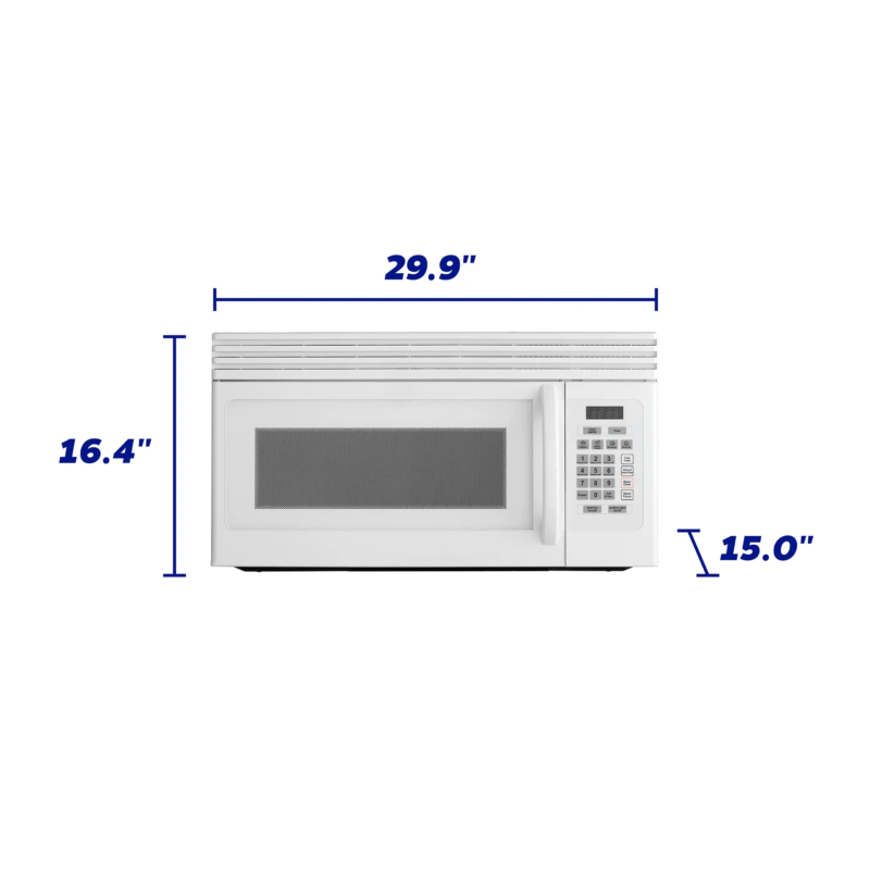 Element Appliance EM1601RQCW Element 1.6 Cu. Ft. Over-The-Range Microwave - White (Em1601Rqcw)