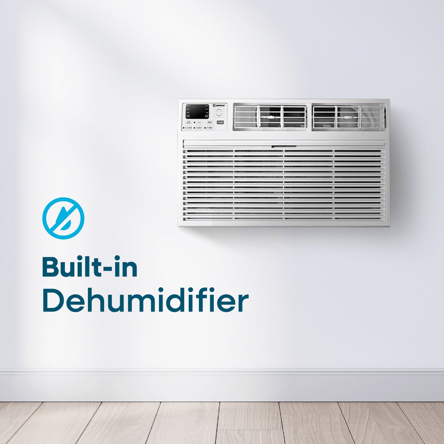 Element Appliance ETTW08E Element Through-The-Wall 8,000 Btu Air Conditioner - White (Ettw08E)