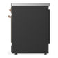 Ilve UMIB30NR3MGP Ilve Umib30Nr3Mgp Majestic Iii 30 Inch Induction Range With 4 Elements, 4 Cu. Ft. Oven Capacity (Triple Glass Door, Graphite Matte, Copper)
