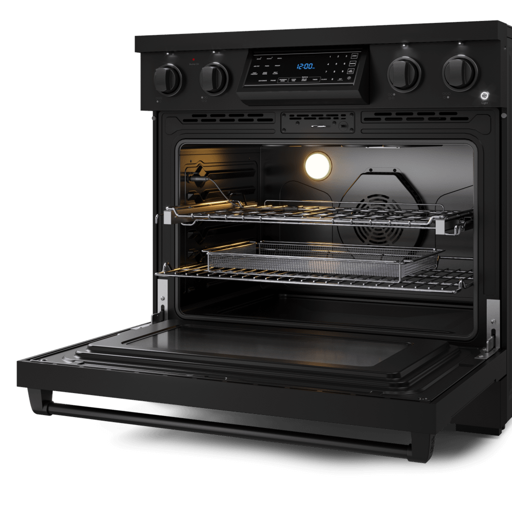 Thor Kitchen RSE36B 36 Inch Professional Electric Range With Tilt Panel Touch Control In Black Gordon Ramsay Series - Rse36B