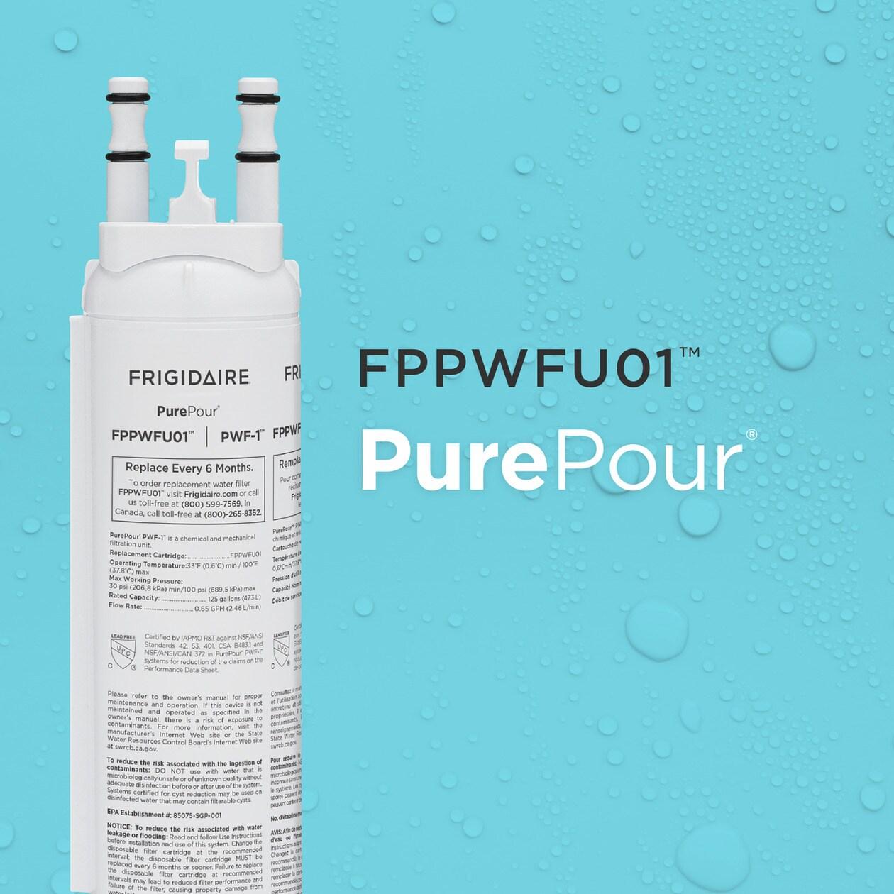 Frigidaire FPPWFU01 Purepour™ Water And Ice Refrigerator Filter Pwf-1™