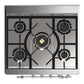 Ilve UM30QNR3BUCLP Ilve Um30Qnr3Buclp Majestic Iii 30 Inch Dual Fuel Range With 5 Black Brass Burners, Dual Function Burner Up To 25,000 Btu (Liquid Propane, Solid Door, Burgundy, Chrome)