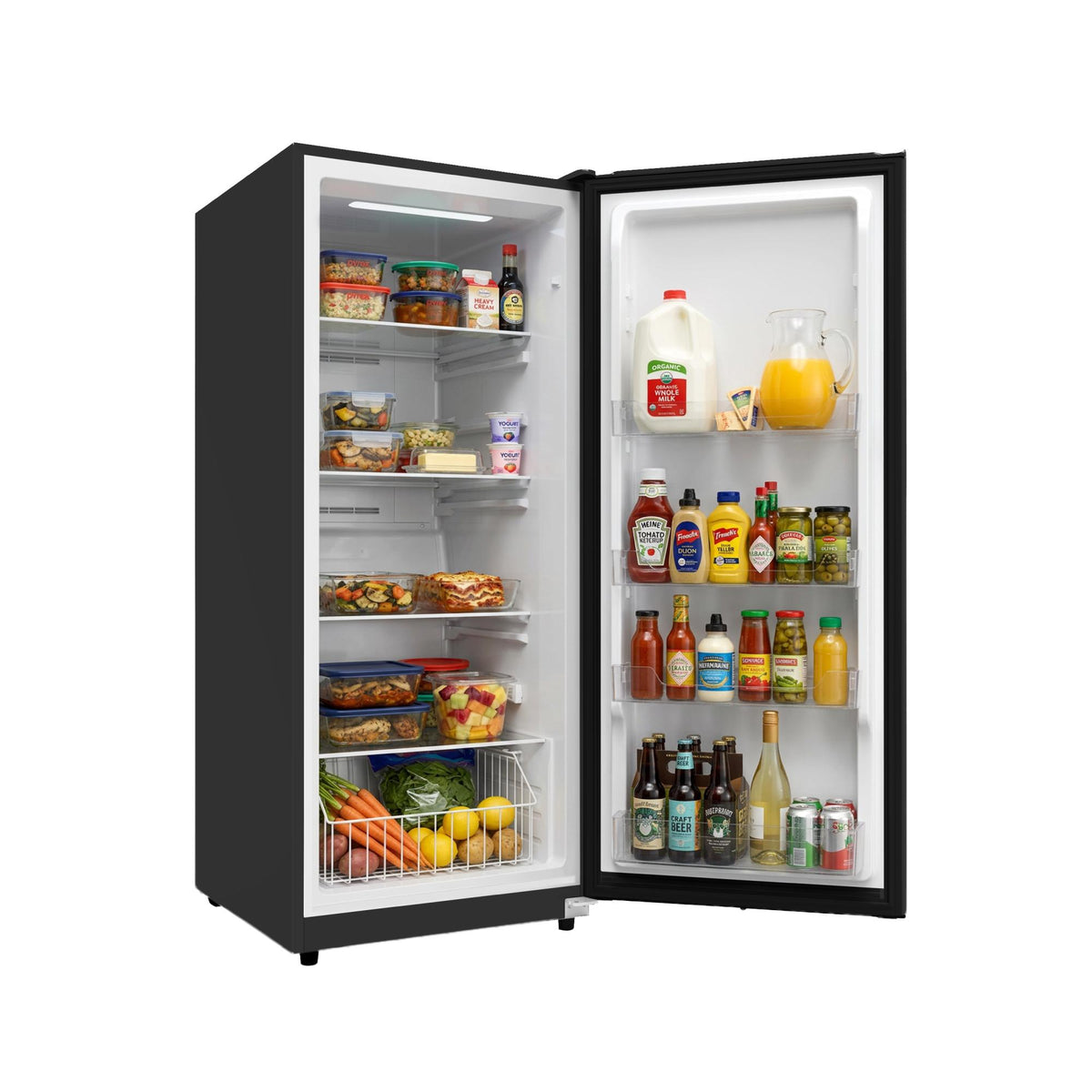 Element Appliance EXUF17CEES Element 17.0 Cu. Ft. Upright Convertible Freezer / Refrigerator - Stainless Steel, Energy Star (Exuf17Cees)