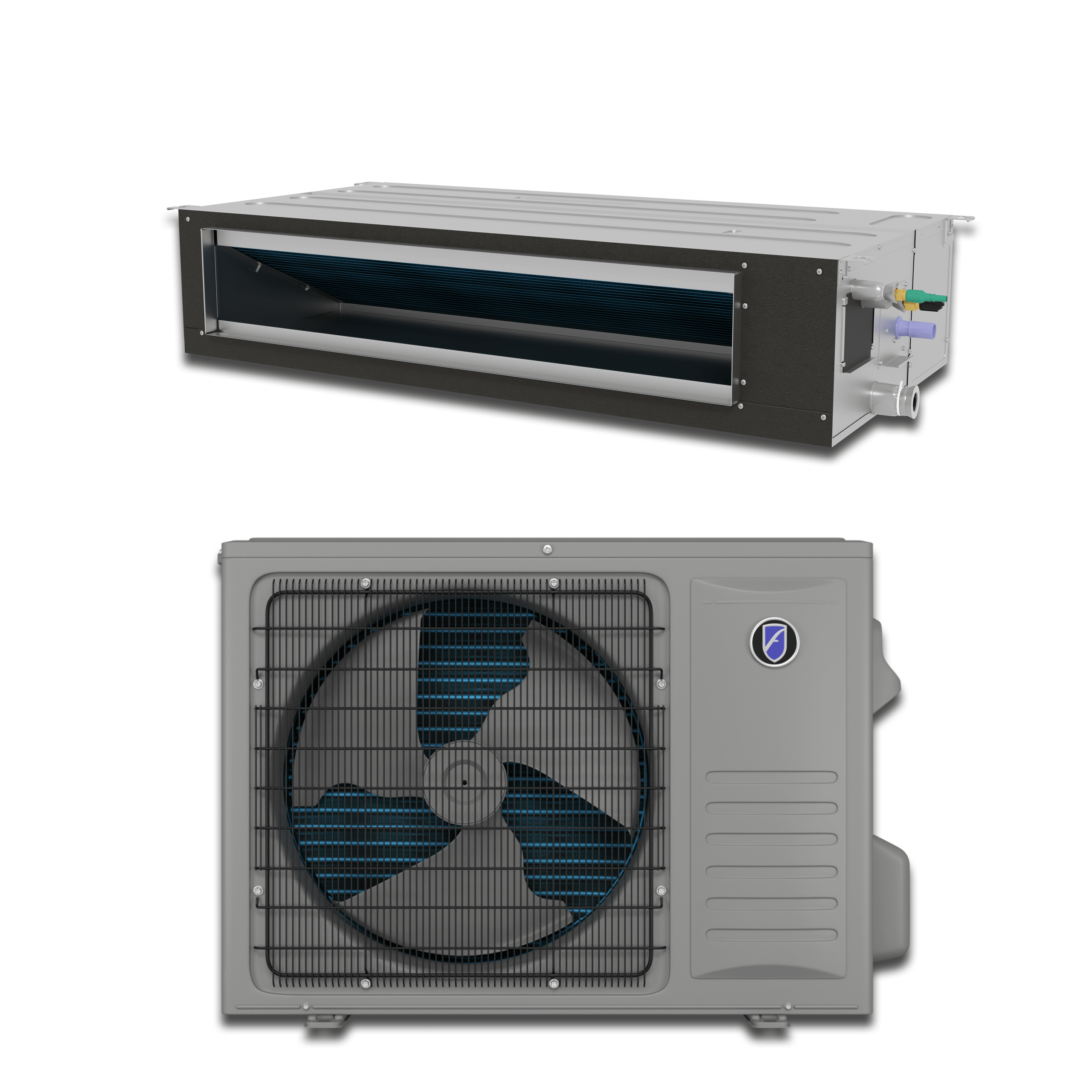 Friedrich FPHD093D Friedrich Floating Air Pro X 9,000 Btu 230V Ductless Mini-Split Single-Zone Concealed Ducted System