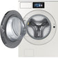 Samsung WF90F53ADY 5.3 Cu. Ft. Bespoke Ai Ultra Capacity Front Load Washer With Ai Home And Ai Optiwash+ In Ivory