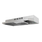 Forno FRHUC520030 Forno Cappa 30-Inch Under Cabinet Range Hood, Stainless Steel, 200 Cfm, Convertible, Led Lighting