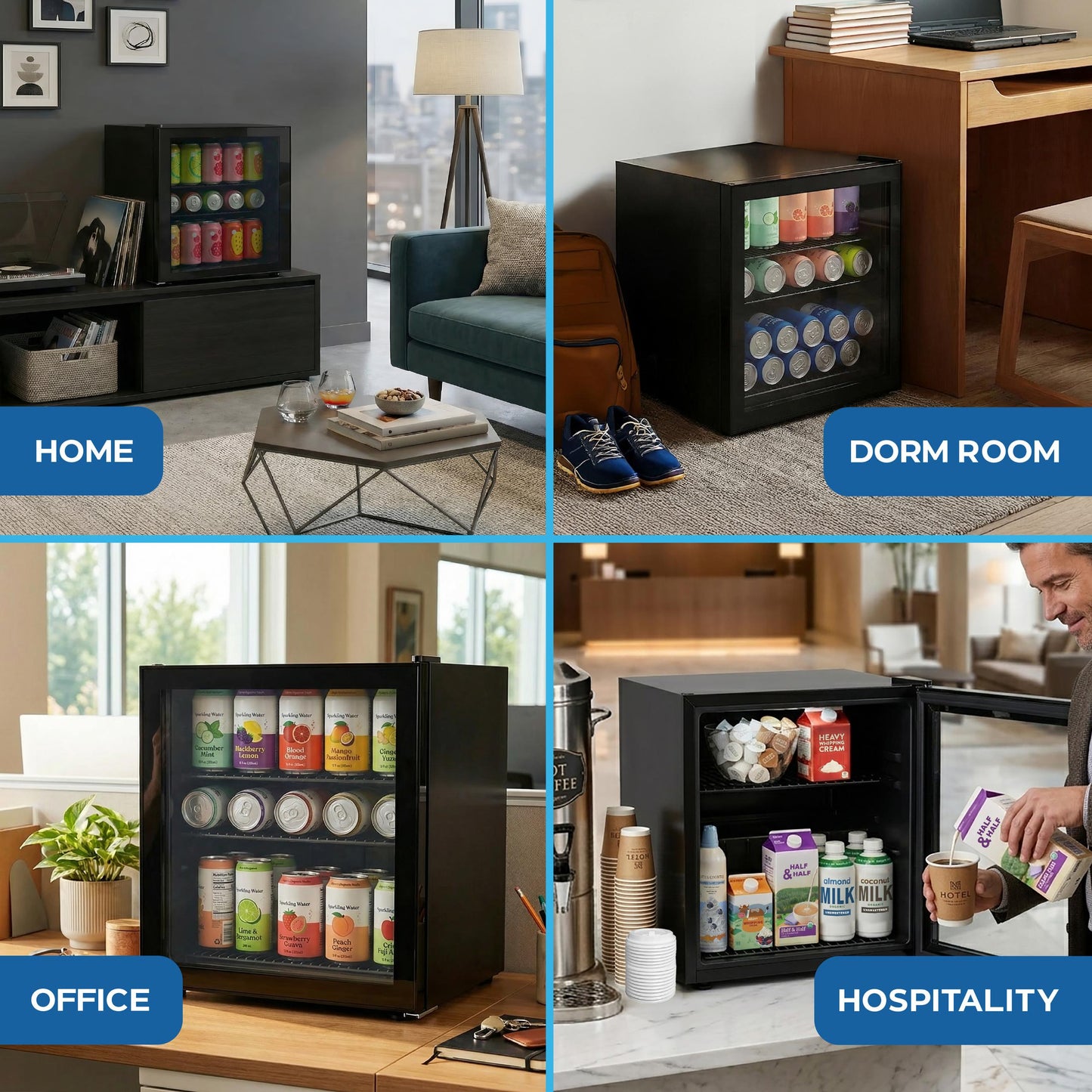 Avanti AVBC17F2PG Avanti Beverage Center, 60 Can Capacity, In Black (Avbc17F2Pg)