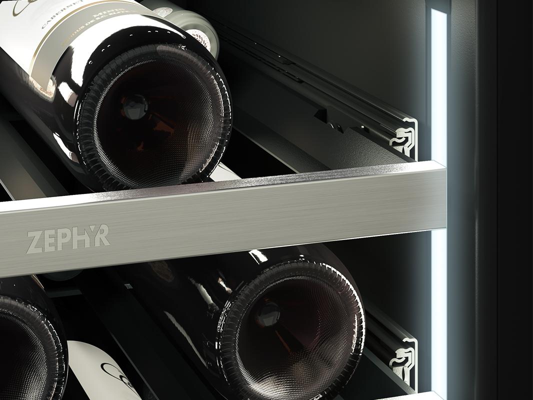 Zephyr PRW15C01CG 15" Single Zone Wine Cooler