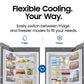 Samsung RZ40H11PET Convertible Upright Freezer Full-Flex Convertible Precise Cooling 11.4 Cu. Ft.
