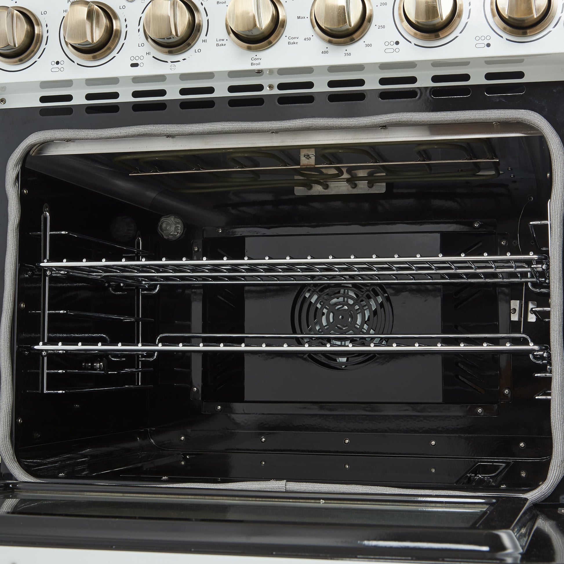 Forno FFSEL601130WHT Forno Paolo 30-Inch Freestanding Electric Range, White, 4.38 Cu.Ft, True Convection Oven, Energy Efficient