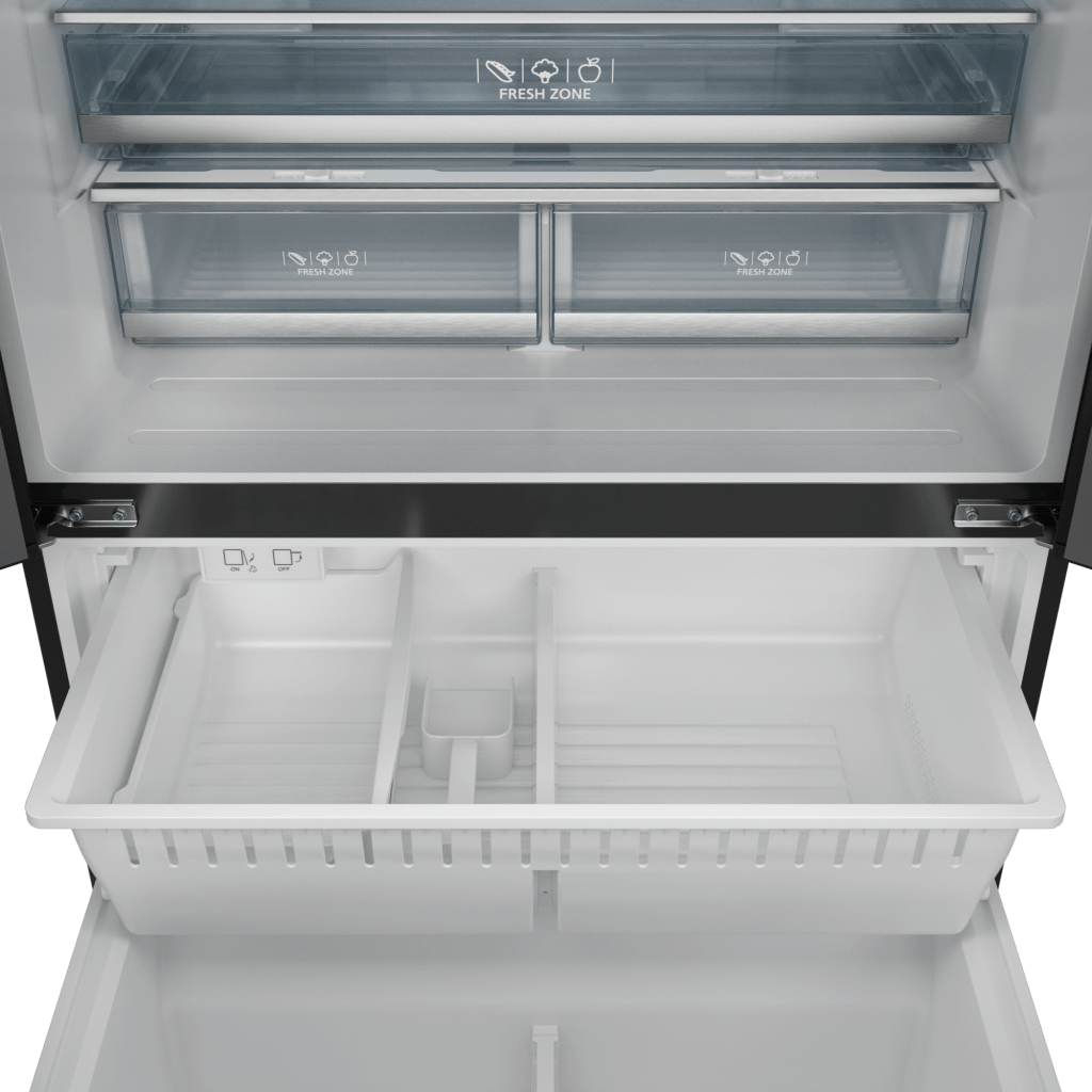 Thor Kitchen RF3621CTD00RSG 36 Inch 20.3 Cu Ft French Door Counter Depth Refrigerator With Ice Maker In Black/Rose Gold Gordon Ramsay Series - Rf3621Ctd00-Rsg