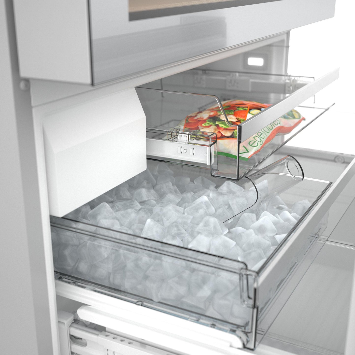 Bosch B36CL84ENG 800 Series, French Door Bottom Mount Refrigerator, Glass Door, 36'', Stainless Steel