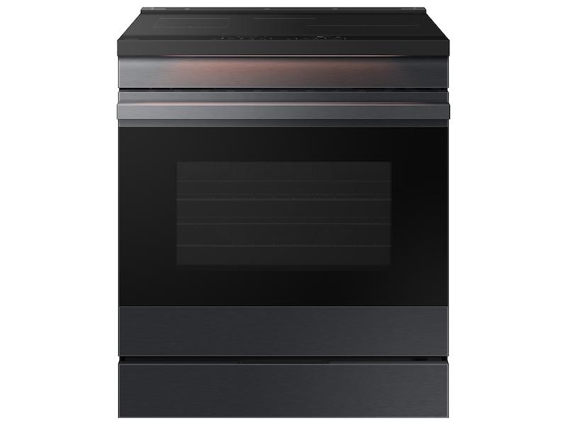Samsung NSI6DG9500MT Bespoke 6.3 Cu. Ft. Smart Slide-In Induction Range With Ambient Edge Lighting™ & Air Sous Vide In Matte Black Steel
