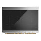 Ilve UMDIB40NR3BGG Ilve Umdib40Nr3Bgg Majestic Iii 40 Inch Induction Range With 6 Elements, 3.82 Cu. Ft. Total Oven Capacity (Triple Glass Door, Blue Grey, Brass)
