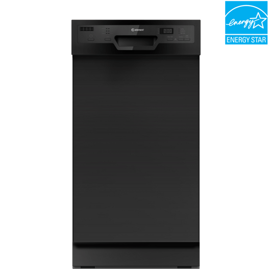 Element Appliance ENB6631PEBB Element 18" Front Control Built-In Dishwasher - Black (Enb6631Pebb)