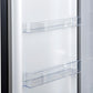 Forno FFFFD172228BLKLS Forno Maderno 28-Inch Convertible Upright Freezer/Refrigerator In Black With Antique Brass Handle, 13.6 Cu.Ft., Left Swing