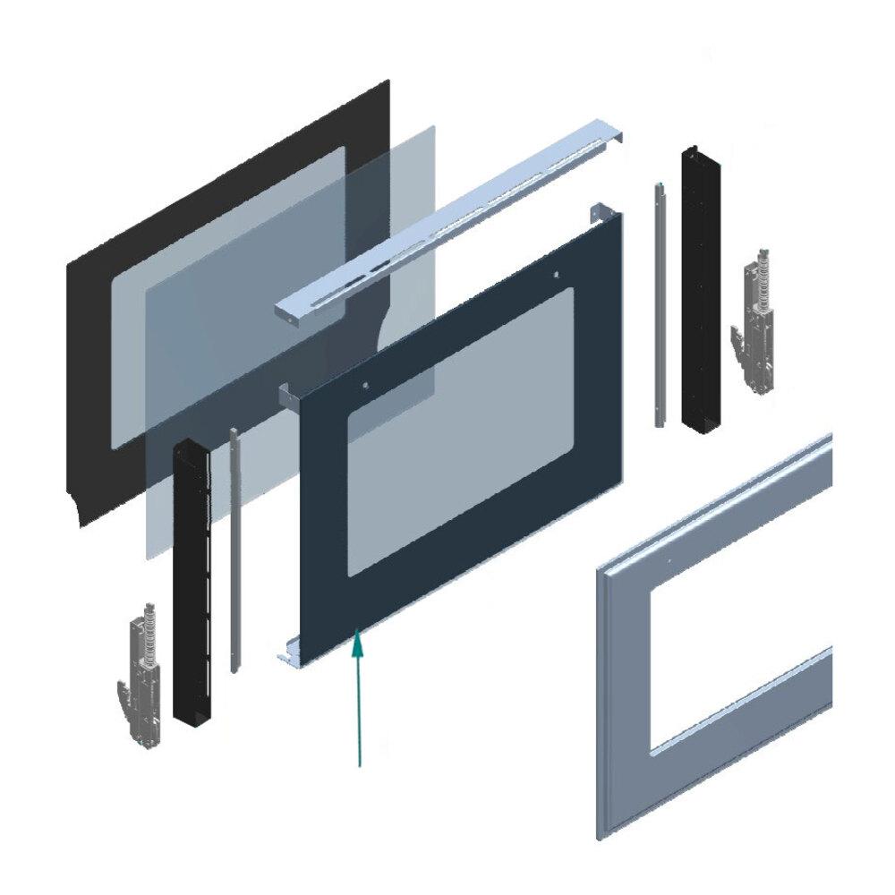 Ilve EG9851002000000 Ilve Parts Eg9851002000000 Door Glass Of Uov 76 E3 Oven Doors