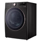 Lg DLHC4002B 7.4 Cu. Ft. Ultra Large Capacity Heat Pump Ventless Dryer, Wi-Fi Connectivity Black Steel