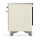 Ilve UMIB36QNR3AWC Ilve Umib36Qnr3Awc Majestic Iii 36 Inch Induction Range With 6 Elements, 3.5 Cu. Ft. Total Oven Capacity (Solid Door, Antique White, Chrome)