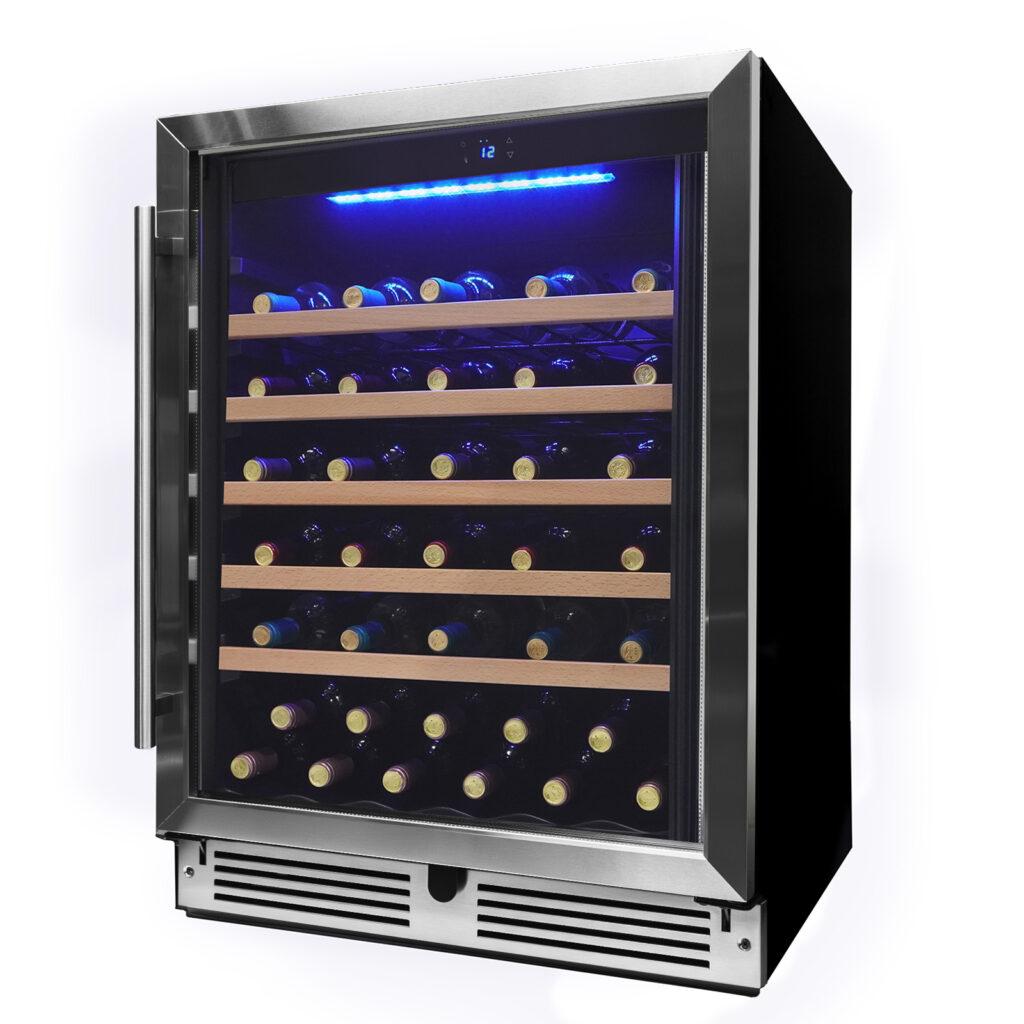 Danby DWC057D1BSS Danby 24" Under Counter Wine Cooler In Black Stainless Steel