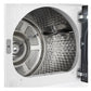 Lg DLHC8402W 7.3 Cu. Ft. Ultra Large Capacity Smart Rear Control Ventless Dryer With Dual Inverter Heat Pump Technology And Inverter Direct Drive Motor System