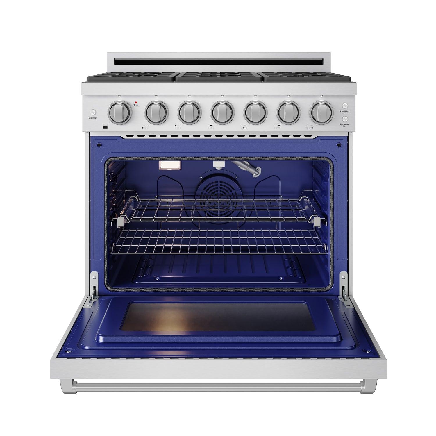 Thor Kitchen RSG36P 36 Inch Professional Gas Range With Precision Knob Control In Stainless Steel Gordon Ramsay Series