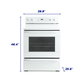 Element Appliance EER34MSCW Element 5.2 Cu. Ft. 30 Electric Range - White (Eer34Mscw)