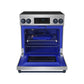 Thor Kitchen RSI30BLU 30 Inch Professional Induction Range With Tilt Panel Touch Control In Stainless Steel And Blue Gordon Ramsay Series