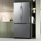 Samsung RF25C5A01SR Bespoke Ai 3-Door French Door Auto Ice Maker All-Around Cooling 25 Cu.Ft.