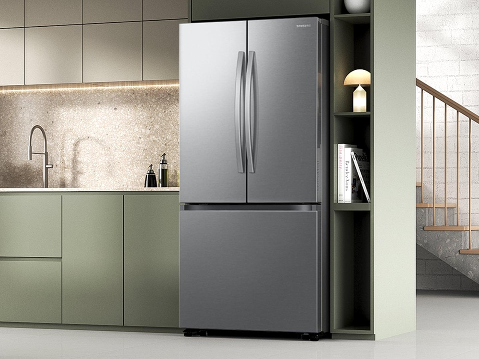 Samsung RF25C5A01SR Bespoke Ai 3-Door French Door Auto Ice Maker All-Around Cooling 25 Cu.Ft.
