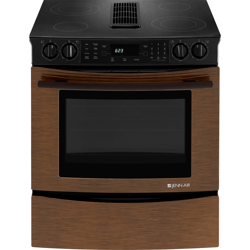 Jennair JES9800CAR 30" Slide-In Electric Downdraft Range With Convection