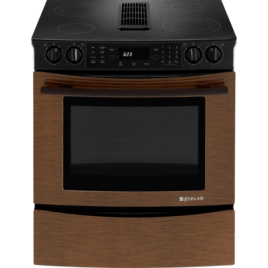 Jennair JES9800CAR 30" Slide-In Electric Downdraft Range With Convection