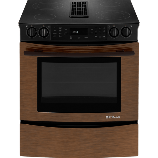 Jennair JES9800CAR 30" Slide-In Electric Downdraft Range With Convection