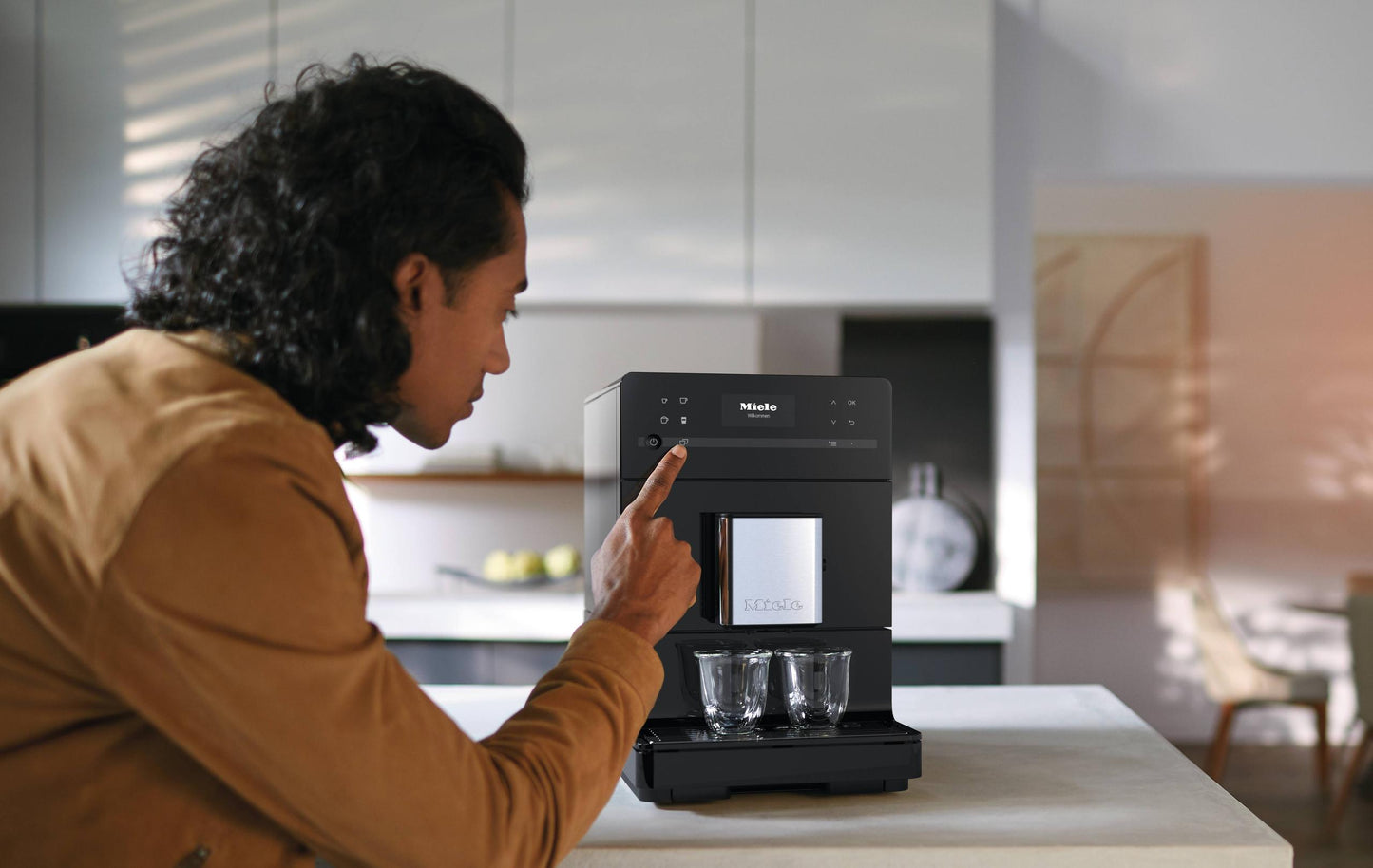 Miele CM5310OB Cm 5310 Silence Obsidian Black - Countertop Coffee Machine With Onetouch For Two For The Ultimate In Coffee Enjoyment.
