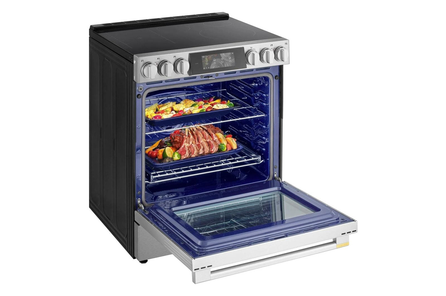 Lg LSIU6339XE Lg Signature 6.3 Cu. Ft. Smart Induction Slide-In Range With Dynamic Probake Convection®, Air Fry, Air Sous Vide, Pizza Mode And Ai Gourmet Camera