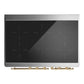 Ilve UMDIB40QNR3MGG Ilve Umdib40Qnr3Mgg Majestic Iii 40 Inch Induction Range With 6 Elements, 3.82 Cu. Ft. Total Oven Capacity (Solid Door, Graphite Matte, Brass)