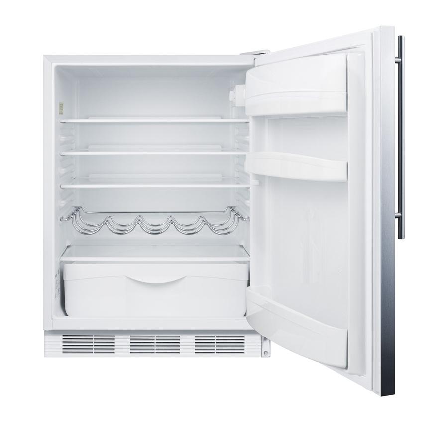 Summit FF61WSSHVADA 24" Wide All-Refrigerator, Ada Compliant