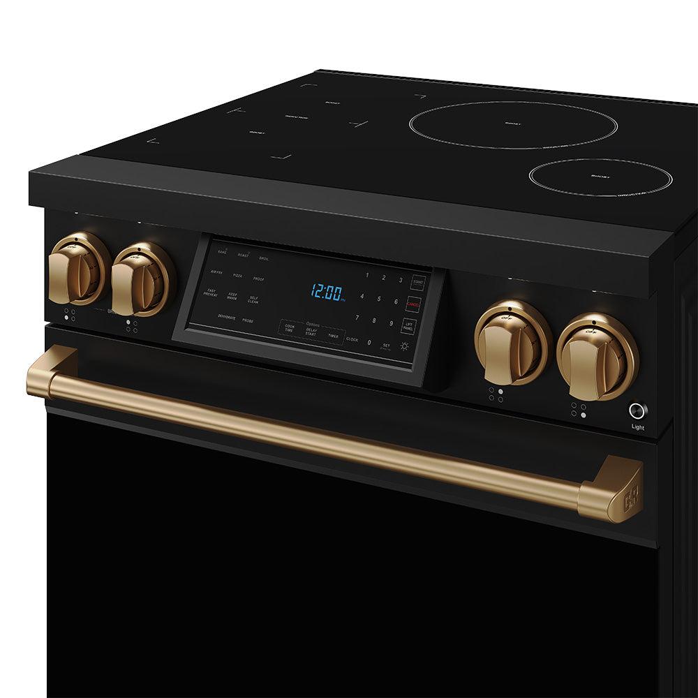 Thor Kitchen RSI30BBRZ 30 Inch Professional Induction Range With Tilt Panel Touch Control In Black And Bronze Gordon Ramsay Series