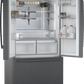Bosch B36CT84SNB 800 Series, French Door Bottom Freezer, Multi Door, 36'', Black Inox-Antifingerprint