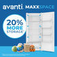Avanti AV210VFLJM0W Avanti Maxxspace Insulation™ Technology Garage-Ready Frost-Free Convertible Upright Freezer, 21 Cu. Ft., Energy Star, White (Av210Vfljm0W)
