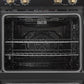 Forno FBOEL132430BLK Forno Vomero 30-Inch Double Wall Oven, Black, 10 Cu.Ft Total Capacity, 7100W Convection, Mechanical Controls, Manuel Steam Clean