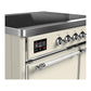 Ilve UMDIB40QNR3AWC Ilve Umdib40Qnr3Awc Majestic Iii 40 Inch Induction Range With 6 Elements, 3.82 Cu. Ft. Total Oven Capacity (Solid Door, Antique White, Chrome)